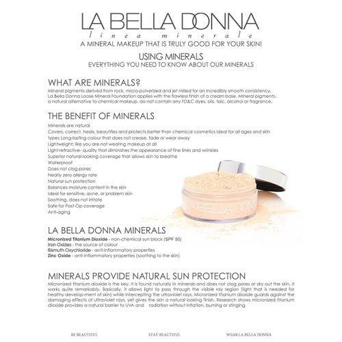 La Bella Donna Loose Mineral Foundation SPF 50 | 10g - Umbria