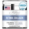 Retinol Cream for Face, Anti Aging Cream - Vitamin E, B5 & Hyaluronic Acid for Skin Care, Anti Wrinkle Face Cream with Collagen for Women/Men, Day-Night Face Moisturizer for Woman, Collagen Cream1.7oz