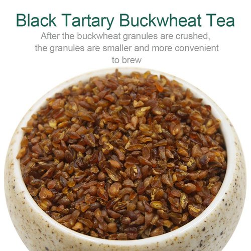 FullChea - Himalayan Tartary Buckwheat Tea - Black Buckwheat - Roasted Buckwheat - Loose Leaf Herbal Tea - Caffeine Free - NON-GMO - Gluten Free - 100% Natural 16oz / 453g