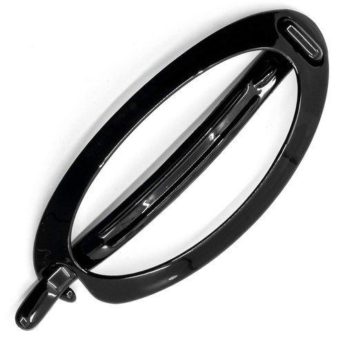 Camila Paris CP2318 French Hair Barrette Clip, Flexible Ponytail Holder No Metal Parts, Strong Hold Grip Hair Clips for Women, No Slip and Durable Styling Girls Hair Accessories, Made in France