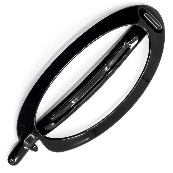 Camila Paris CP2318 French Hair Barrette Clip, Flexible Ponytail Holder No Metal Parts, Strong Hold Grip Hair Clips for Women, No Slip and Durable Styling Girls Hair Accessories, Made in France