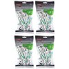 PRIDE PROFESSIONAL TEE SYSTEM PROLENGTH MAX 4" WHITE GOLF TEES - 4 BAGS
