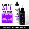 Pure Blends Tempted Purple Semi Permanent Direct Hair Dye Pigment | Stain With Vivid Tones | For Color Treated Hair | Keratin Infused & Cruelty Free | Sulfate, Sodium Chloride, PPD & Paraben Free