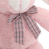 BENINY Easter Bunny Stuffed Animal in 3 Colors, Cute Stuffed Bunny Plush Toys Gift for Girls Kids,14 Inches (Grey/White/Pink)