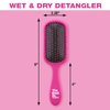 The Knot Dr. hair brush by Conair - Detangling hair brush - Ideal for all hair types - Removes Knots and Tangles in wet or dry Hair - Pink