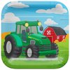 Tractor Value Party Supplies Pack (64 Pieces for 16 Guests) - Tractor Birthday Party Supplies, Tractor Party Supplies, Tractor Plates, Farm Animal Party, Tractor Theme Baby Shower, Blue Orchards