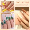 VENALISA Gel Nail Polish Set - 12 Colors 7.5ml Green Brown Yellow Glitter Red Winter Polish Soak Off UV LED Nail Art Starter Manicure Salon DIY at Home