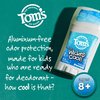 Tom's of Maine Aluminum-Free Wicked Cool! Natural Deodorant for Kids, Freestyle, 1.6 oz. 3-Pack (Packaging May Vary)