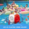 Octopus Pool Toys, 2-in-1 Kids Inflatable Basketball Hoop & Ring Toss Yard Games, Family Party Indoor Outdoor Water Play, Cool Spring Summer Toys for 3 4 5 6 7 8 Yr Old Boy Girl Teen Gift (Red&White)