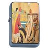 1920s FLAPPERS with Vintage CAR Art Deco Windproof Refillable Flip Top Oil Lighter with Tin Gift Box D-022