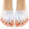 Gel Metatarsal Pads 6Pcs, Ball of Foot Cushions with Breathable Honeycomb Toe Separator Mortons Neuroma Callus Metatarsal Foot Pain Relief Bunion Forefoot Cushioning Relief Women (Style 2)