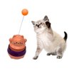Rangebow Pets Cat Tumbler Toy with Ball, Interactive Teaser Toy for Cats and Kittens, with Cat Hunting Ball and Teasing Wand, Self-Entertaining Cat Toy Tumbler for Adult Cats and Kittens