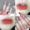 6 Colors Cute Bear Matte Liquid Lipstick Set, Pink Bear Lip Glaze Matte Lip Gloss Long Lasting Waterproof Smooth Lip Gloss Lip Glaze Mud Texture Lightweight High Pigment Color Cute Makeup for Women