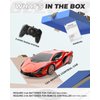 BEZGAR Remote Control Cars - 1:24 Scale Officially Licensed RC Series Lambo Sián FKP 37, Electric Sport Racing Hobby Toy Car Model Vehicle for Boys and Girls Teens and Adults Gift (Red)