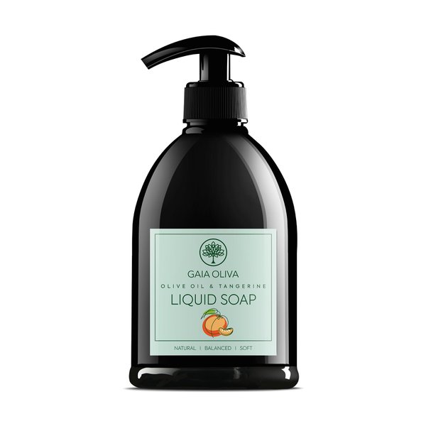 Liquid Hand Soap Olive Oil with Tangerine, Bottle 16.9 FL OZ (Pack of 1)