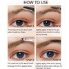 Waterproof Tinted Brow Gel-1Pcs Black Thickening Eyebrow Mascara Glue,Brow Lift Fast Sculpt,Color Brow Filler Gream Gel,Long Lasting Eye Makeup for Women,Light Medium Dark Brown Cover Gray Hairs-08