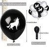 24PCS Wolf Latex Balloons for Wild Wolf Animal Theme Party Supplies-12inch Wolf Balloons Kids Birthday Party, Baby Shower, Festival Party Decorations