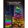 Govee 66ft String Lights, Smart RGBIC Rope Lights Indoor with 99+ Preset Scene Modes, IP65 Waterproof Christmas LED Lights Outdoor, Sync with Music, Works with Alexa, Holiday Home Party Decoration