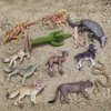 BRETOYIN 12-Piece Desert Animals Figurines Set - 6 Inch Realistic Toys for Kids, Toddlers, School Projects, Birthday Gifts, and Party Favors