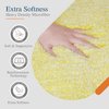 Walensee Bathroom Rug Non Slip Bath Mat for Bathroom (16 x 24, Yellow) Water Absorbent Soft Microfiber Shaggy Bathroom Mat Machine Washable Bath Rug for Bathroom Thick Plush Rugs for Shower