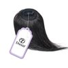 Dsoar Side Bangs Clip in Real Human Hair Bang Natural Clip on Straight Fringe Hair Extensions(Natural Black Color)