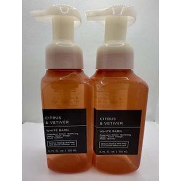 Set of 2 Citrus & Vetiver Gentle Foaming Hand Soap 8.75 Ounce
