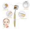 Diougens Lee Derma Roller Real Needle, 192 Titanium Microneedle Roller Face Body for Home Use - includes Storage Case