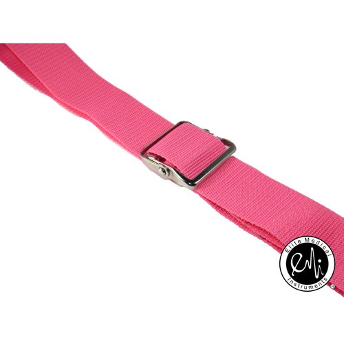 EMI 60" Polyester Gait Transfer Belt Pink - Select Buckle Type (Pink Metal Buckle)