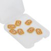 Jiawu Glowing NFC Nail Stickers, Smart LED Light Source NFC Nail Art Tips Lighting for Mobile Phone