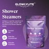 Glowlylite Shower Steamers Aromatherapy - 20 Packs Shower Bombs Essential Oils for Home Spa Bath, Self Care, Stress Relief (Purple)