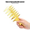 Men's Comb, Double Sided Wide Tooth Comb Stable Durable for Unique Hair Style for Hair Styling(Gold)