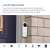 Lorex 2K WiFi Video Doorbell - Home Surveillance Wired Video Doorbell Outdoor Security Camera System - Requires Existing 16-24VAC Doorbell Wiring (White)- Free Pre Installed 32GB MicroSD Card