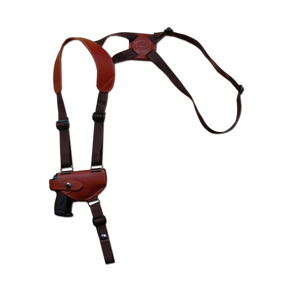 Barsony Burgundy Leather Shoulder Holster for S&W Bodyguard .380 Right