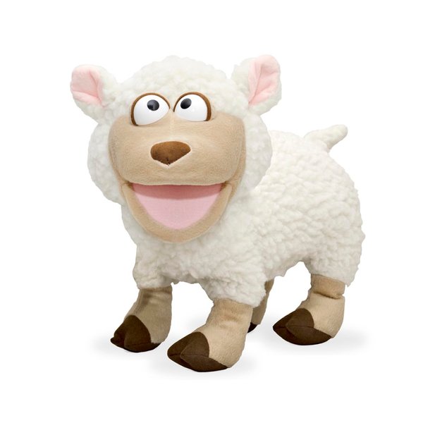 14" Silly Lamb, Sheep, Animal Hand Puppet