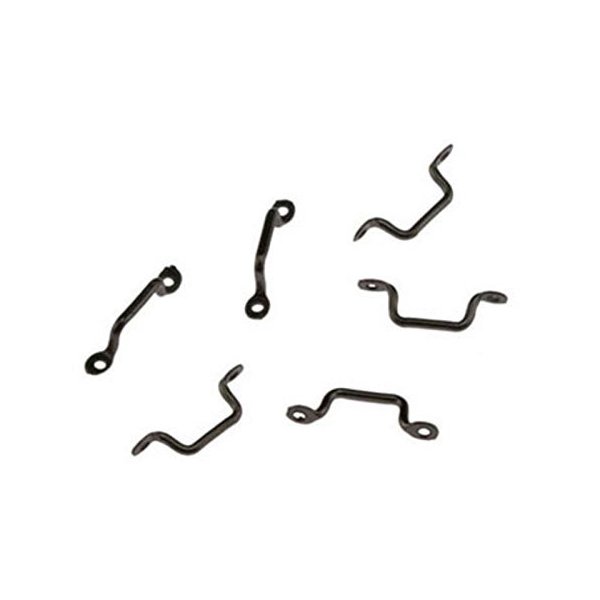 Dollhouse Miniature Window Handle Pulls, 6 pc, Pewter Finish