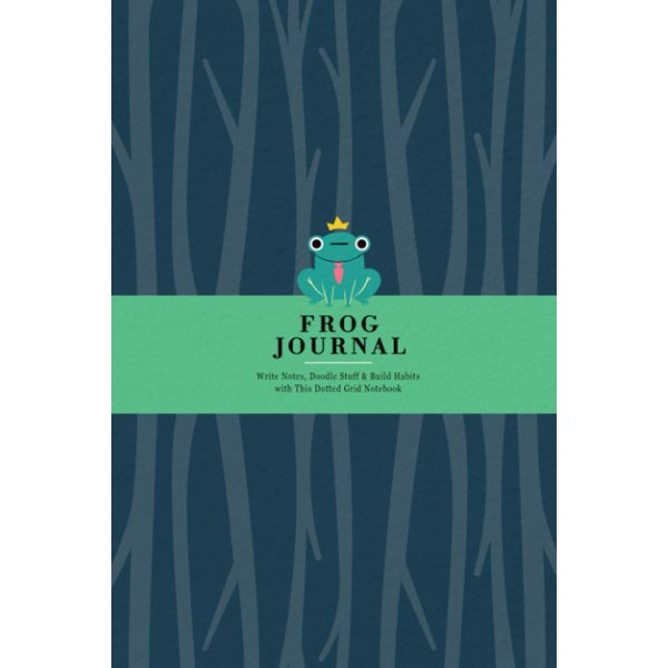 Frog Journal: Write Notes, Doodle Stuff & Build Habits with This Dotted Grid Notebook | Frog in a Pond