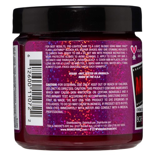 MANIC PANIC Pink Warrior Hair Dye Classic Color