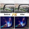 8 Pieces Car Rearview Mirror Film Rainproof Waterproof Mirror Film Anti Fog Nano Coating Car Film for Car Mirrors and Side Windows, Various Shapes
