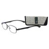 SAV Eyewear Men's Optitek Computer 2101 Black Round Reading Glasses, 34 mm + 1.25