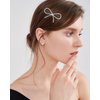 8 Pcs Metal Bow Hair Clips Chic Bows Hair Pins Elegant Cute Hair Barrettes Simple Minimalist Headwear Styling Accessories for Women Girls