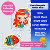 Halmolife 5D Diamond Painting Stickers Kits for Kids and Adult Beginners Gem Paint by Numbers Diamonds Arts for Boys and Girls Ages 6 7 8-12 DIY Princesses kit with Dots Gifts for Kid