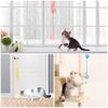 WONOWPA Cat Spring Toys, Self-Play Hanging Stretchable Cat Spring with Bell, 3 Pack Soft Plush Interactive Cat Toys for Indoor Cats Kitten Chasing and Playing