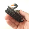 Cute Swan Hair Clip,Acetate Claw Clips,Hair Clips for Women,Black