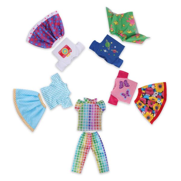 WakaoFeeling Doll Clothes for 14.5 Inch Girl Dolls, Suitable for Wellie (5 Girls) Wishers and Similar14 Inch Dolls (Pattern-2)