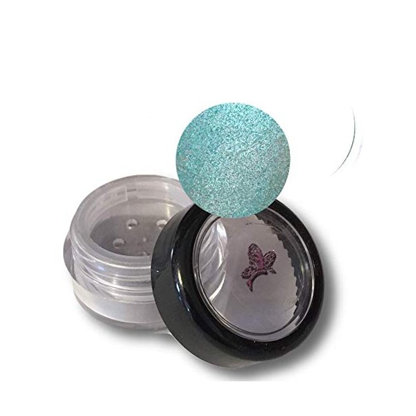 Christina's Natural Qualities All Natural Mineral Powder Pearl Turquoise Eye Color (Eyeshadow) - Peacock Blue