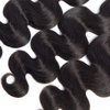 BLACKMOON HAIR Indian Virgin Hair Body Wave Human Hair 3Bundles Weaves 100% Unprocessed Hair Extensions Natural Black Color 20 22 24Inch