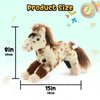 MR VIVICARE 15" Spotted Horse Stuffed Animals for Boys and Girls,Soft and Adorable Stuffed Horse Plush Toys for Newborn Babies and Kids,Great Gifts on Birthday,Christmas,Machine Washable
