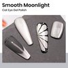 MIZHSE Cat Eye Gel Nail Polish 12mL Silver Moonlight Cat Eye Nail Polish Glitter Velvet Smooth Cats Eye Soak Off U V LED Gel Polish for Nail Art Manicure Salon Home DIY