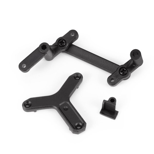 HAIBOXING RC Car 1/18TH Scale Spare Parts Steering Assembly and Servo Top Mount Apply to 2020 New Version 18868 & 18858 & 18859 & 18859A (M1814)