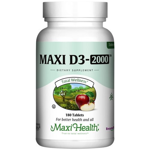 Kosher Vitamin D3 2000IU - Highly Absorbable Vitamin D Supplements for Healthy Immune Response, Calcium Absorption, Teeth & Bone Health - VIT D3 Vitamin 2000 IU - Vitamin D 3 - VIT D 3-180 Tablets